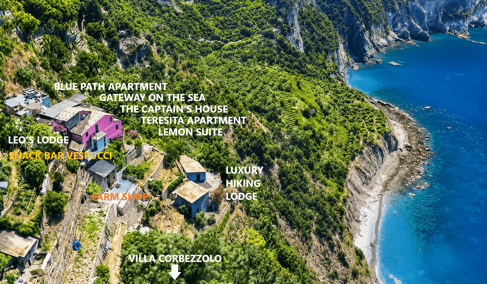 Top 8 Accommodations in Cinque Terre